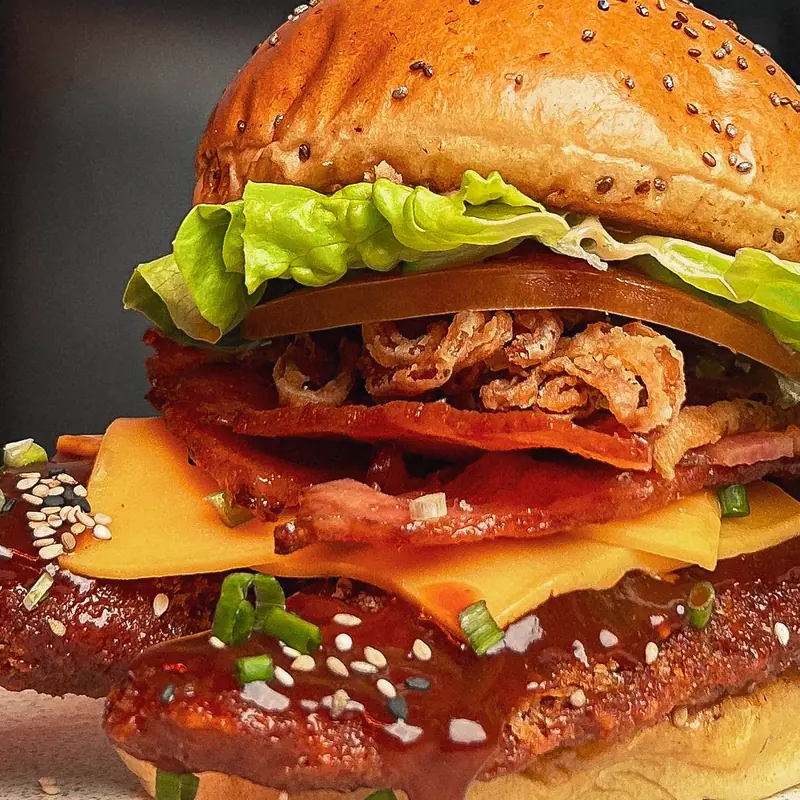Fried Korean Chicken Burger de Orientaru
